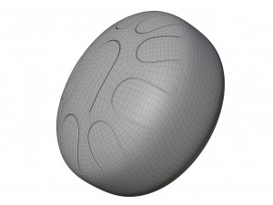 Tongue Drum 3D-Modell