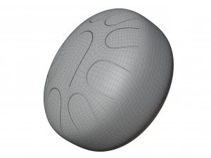 Tongue Drum 3D Model
