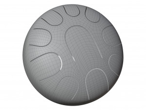 Tongue Drum 3D-Modell
