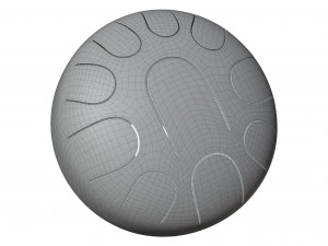 Tongue Drum 3D Model