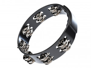 Pearl Headless Tambourine Modelo 3D
