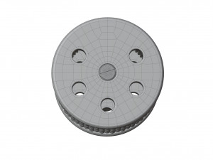 Meinl Turbo Cabasa Medium Modelo 3D
