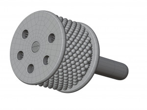 Meinl Turbo Cabasa Medium Modelo 3D