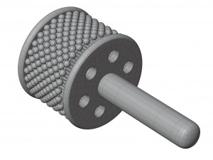 Meinl Turbo Cabasa Medium Modelo 3D