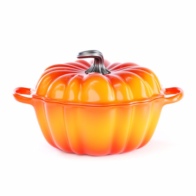 Pumpkin Casserole 3D Model .c4d .max .obj .3ds .fbx .stl .blend