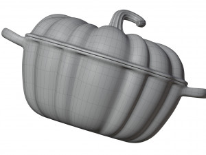 Pumpkin Casserole 3D Model