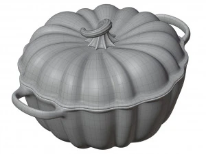 Casserole de citrouille Modèle 3D
