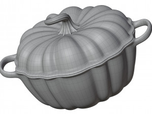 Pumpkin Casserole 3D Model