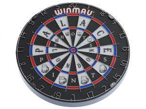 Palace x Winmau Dartboard 3D Model