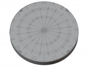 Palace x Winmau Dartboard 3D Model