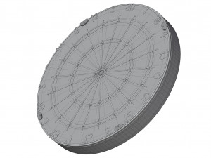 Palace x Winmau Dartboard 3D Model