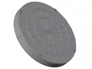 Palace x Winmau Dartboard 3D Model