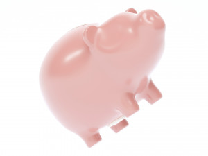 Piggy Bank 3D Model