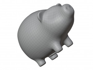 Piggy Bank 3D Model