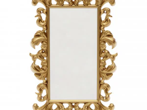 Антикварная зеркальная рама 3D Модель