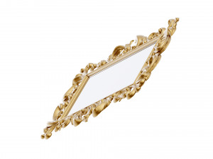 Antique Mirror Frame Model 3D