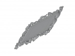 Antique Mirror Frame Model 3D