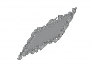 Antique Mirror Frame 3D Model