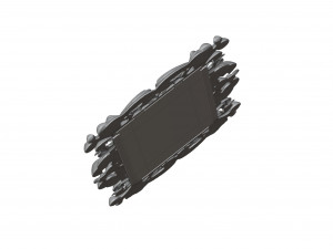 Antique Mirror Frame Model 3D