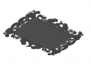 Antique Mirror Frame Model 3D