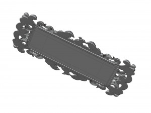 Antique Mirror Frame Model 3D