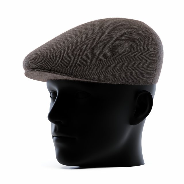Newsboy Cap Modelo 3D .c4d .max .obj .3ds .fbx .stl .blend 