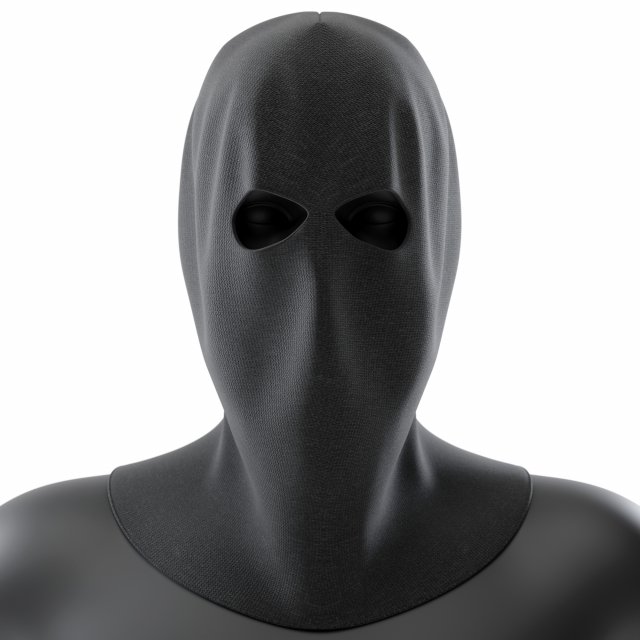 Balaclava 3D Model .c4d .max .obj .3ds .fbx .stl .blend 
