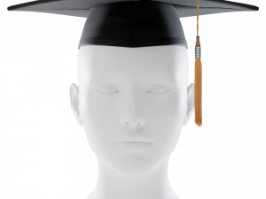 Square Academic Cap Modelo 3D
