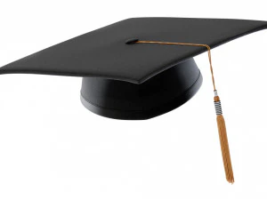 Vierkante academische pet 3D Model