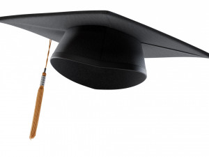 Square Academic Cap Model 3D