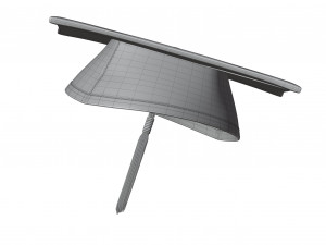 Square Academic Cap Model 3D