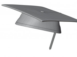 Square Academic Cap Model 3D