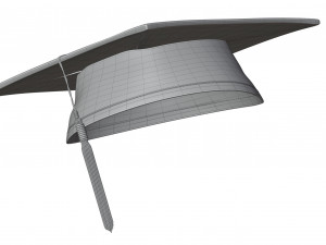 Square Academic Cap Model 3D