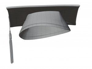 Square Academic Cap Model 3D