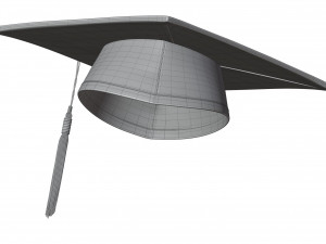 Square Academic Cap Model 3D