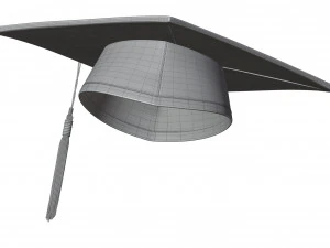 Vierkante academische pet 3D Model