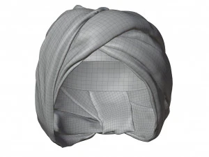 Sikh Turban 3D Model