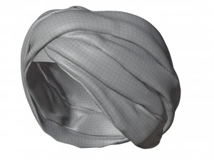Sikh Turban 3D Model