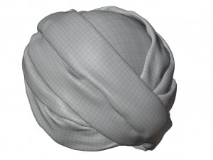 Sikh Turban 3D Model
