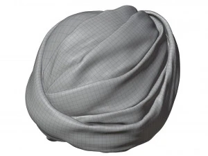 Sikh Turban 3D Model