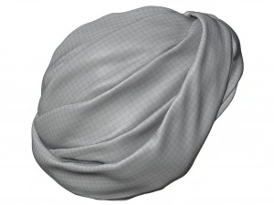 Sikh Turban 3D Model