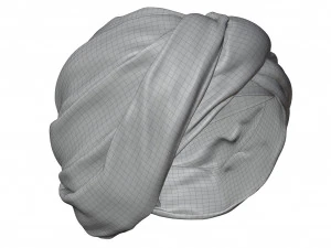 Sikh Turban 3D Model