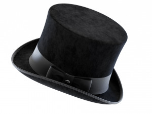 Top Hat Modelo 3D