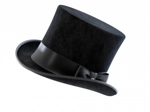 Top Hat Modelo 3D