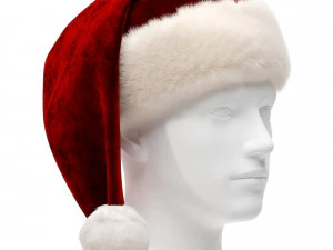 Chap&eacute;u de Papai Noel Modelo 3D