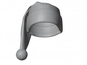 Noel Baba şapkası 3D Model