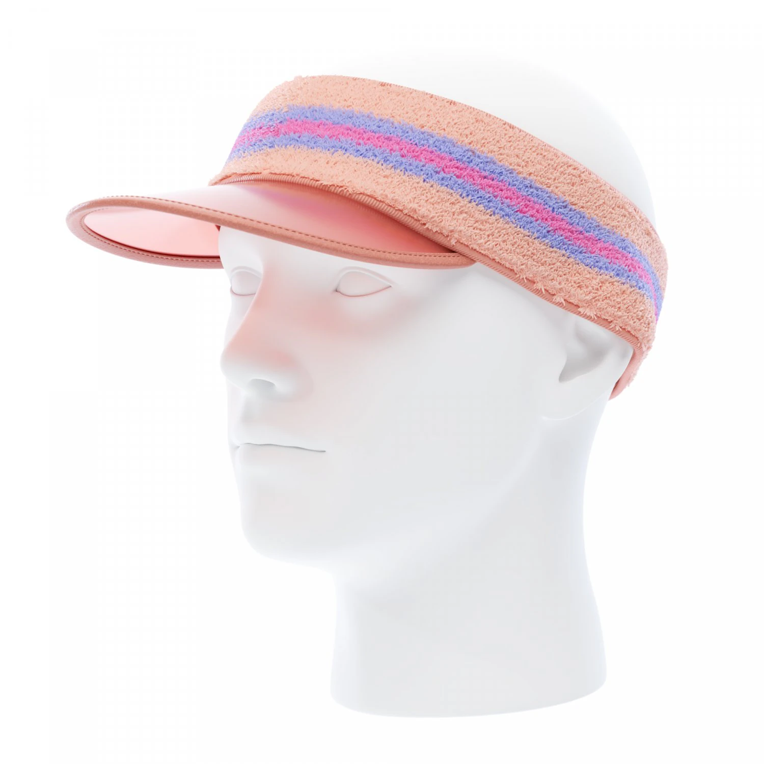 Terry Cloth Visor Cap 3D Model .c4d .max .obj .3ds .fbx .stl .blend 