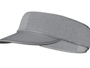 Terry Cloth Visor Cap 3D-Modell