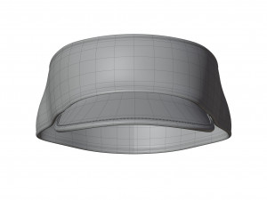 Terry Cloth Visor Cap 3D-Modell