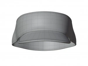 Terry Cloth Visor Cap 3D Model